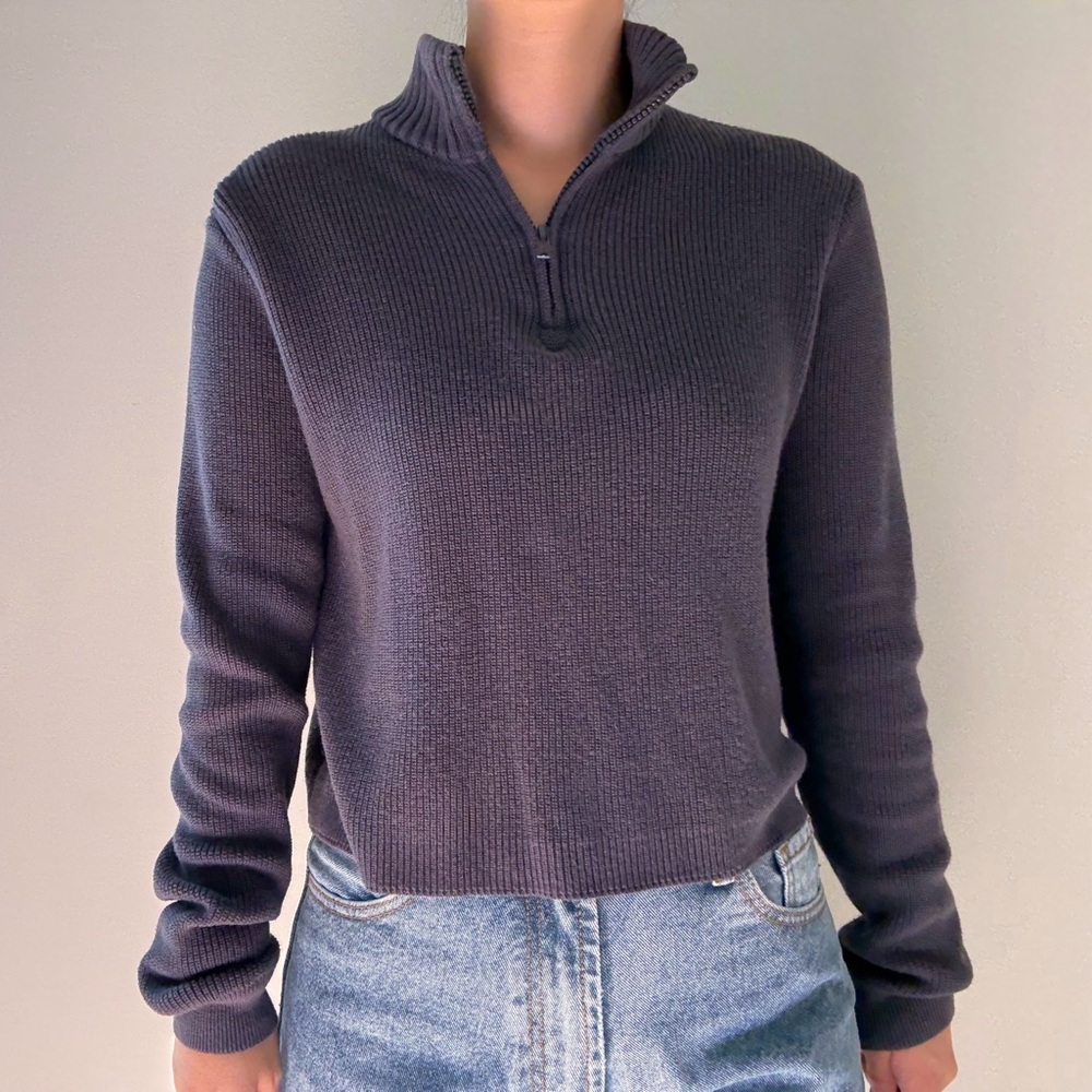 Brandy Melville Cazey Half-Zip Sweater